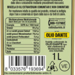 Retro Etichetta Olio Dante Mediterraneo