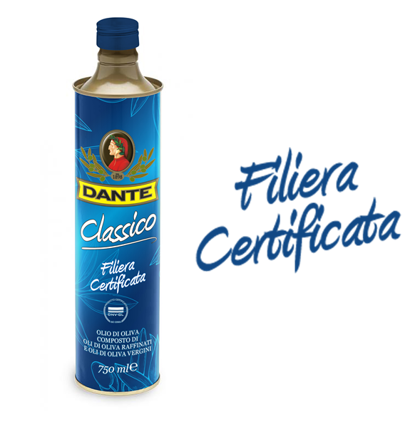 Olio Dante lancia sul mercato l’Olio di Oliva “Filiera Certificata”