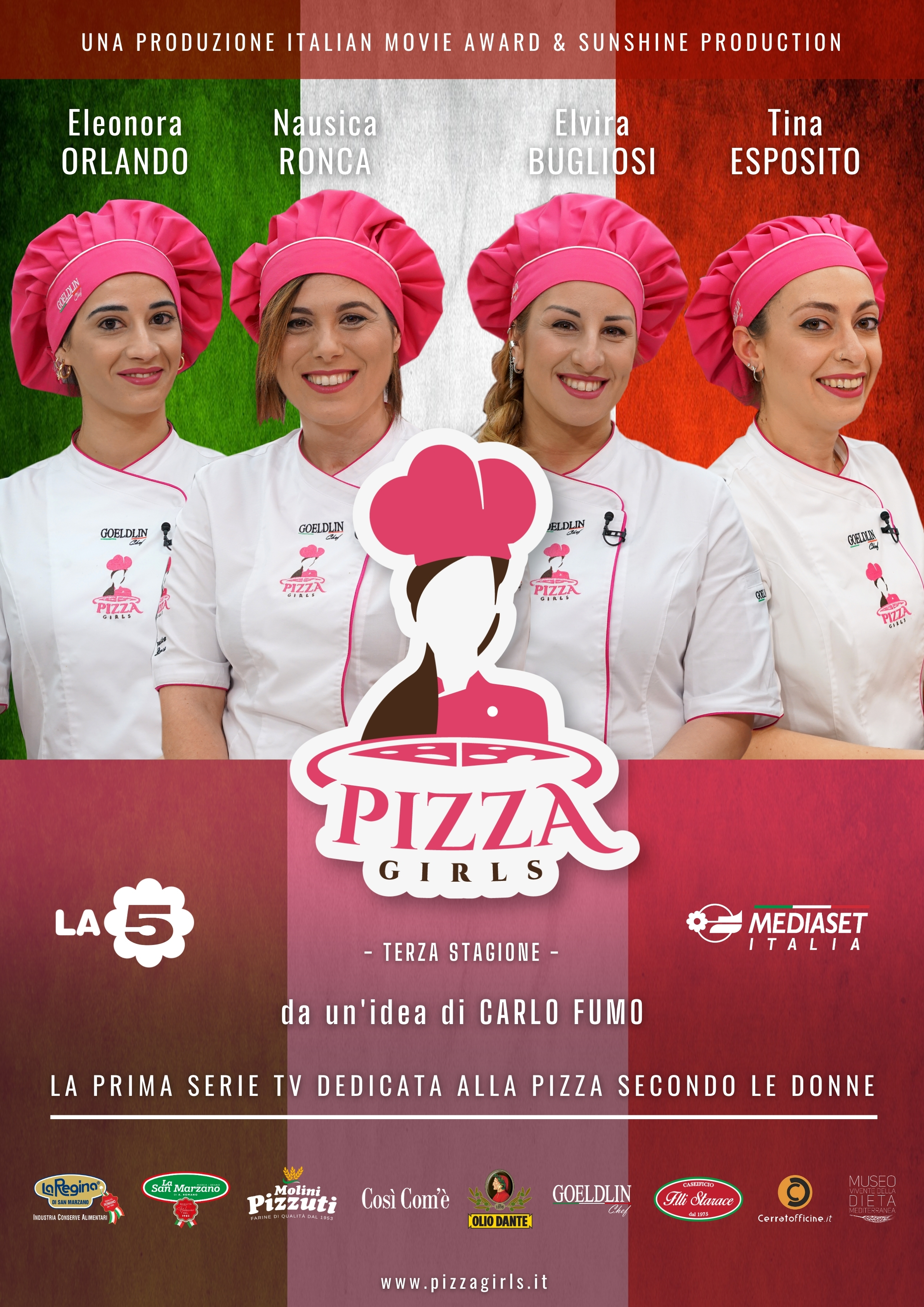 OLIO DANTE AND PIZZAGIRLS, THE SPONSORSHIP CONTINUES FOR THE THIRD SEASON ON LA5 AND MEDIASET ITALIA